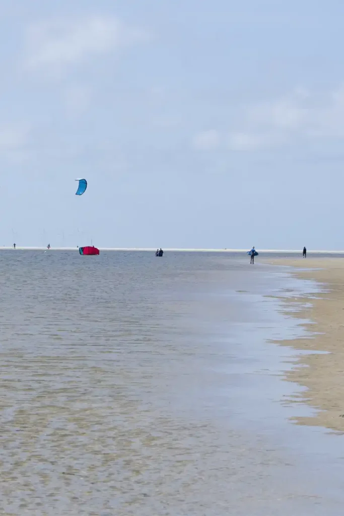 Leer kitesurfen een Zandmotor